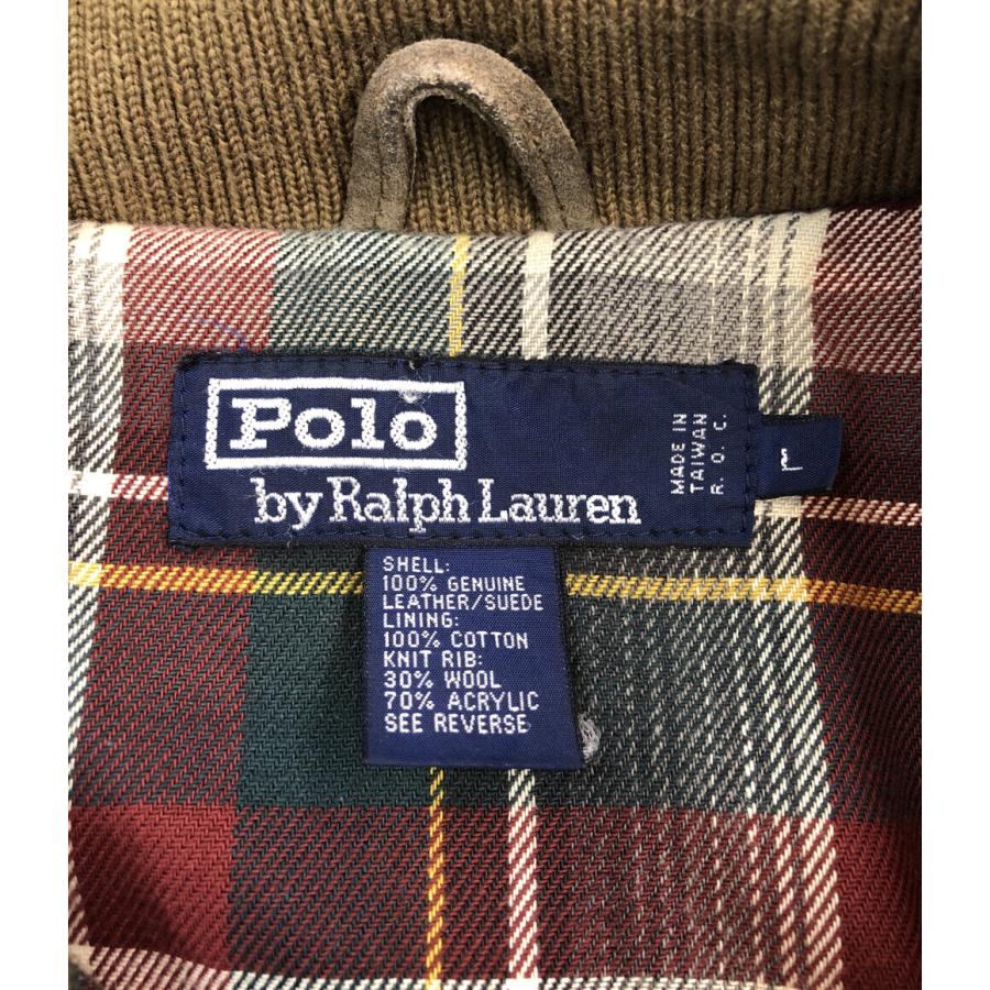 ラルフローレン スウェードブルゾン レザージャケット メンズ SIZE L (L) RALPH LAUREN 中古｜hugall｜03