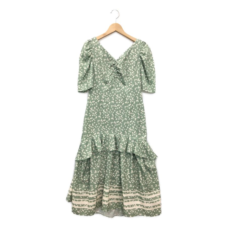 美品 半袖花柄ワンピース レディース SIZE S (S) Her lip to 中古  