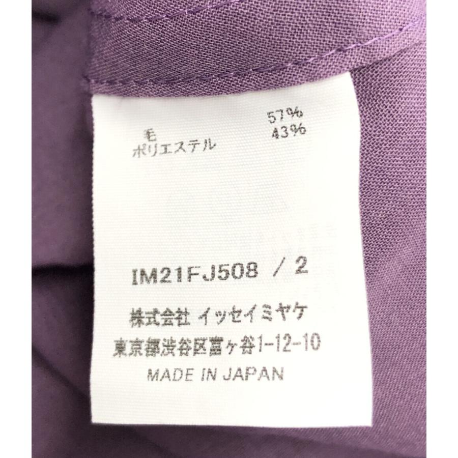 美品 イッセイミヤケ ドルマンスリーブブラウス IM21-FJ508 レディース