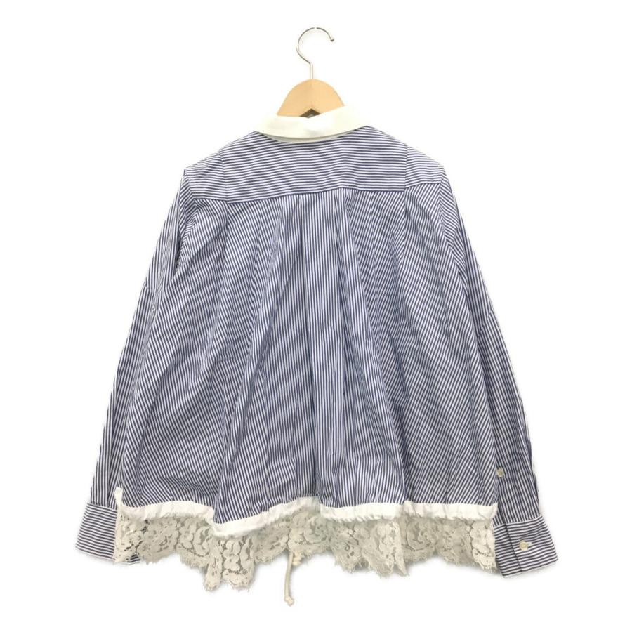 サカイ 長袖ストライプレースシャツ レディース SIZE 1 (M) sacai 中古 