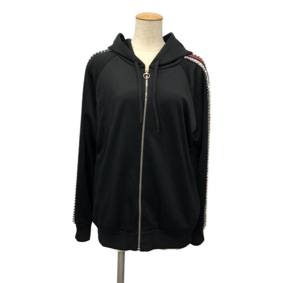 グッチ クリスタルエンブロイダリー付 ジャージ パーカー 472245