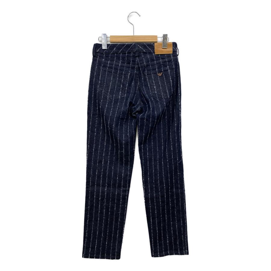 美品 エンポリオアルマーニ ストライプデニムパンツ レディース SIZE  