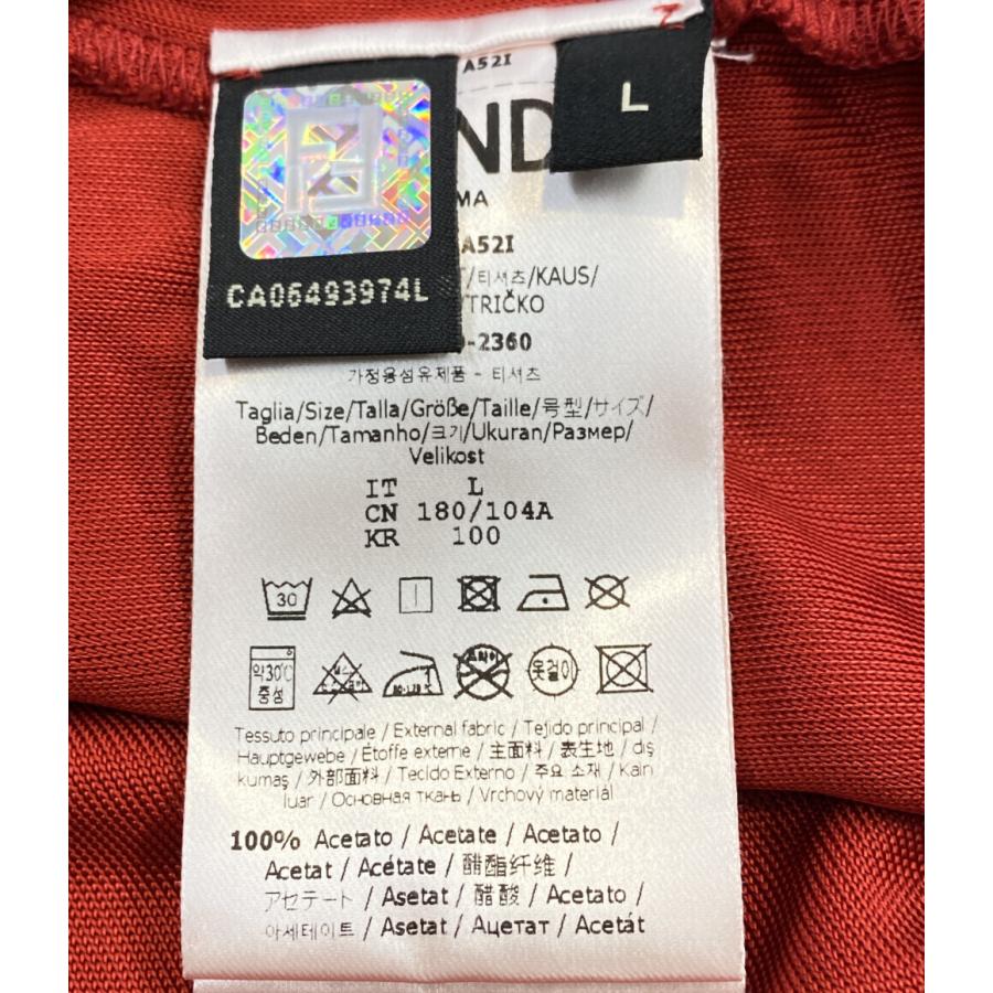 フェンディ 半袖メッシュTシャツ リーガルフィット メンズ SIZE L (L  