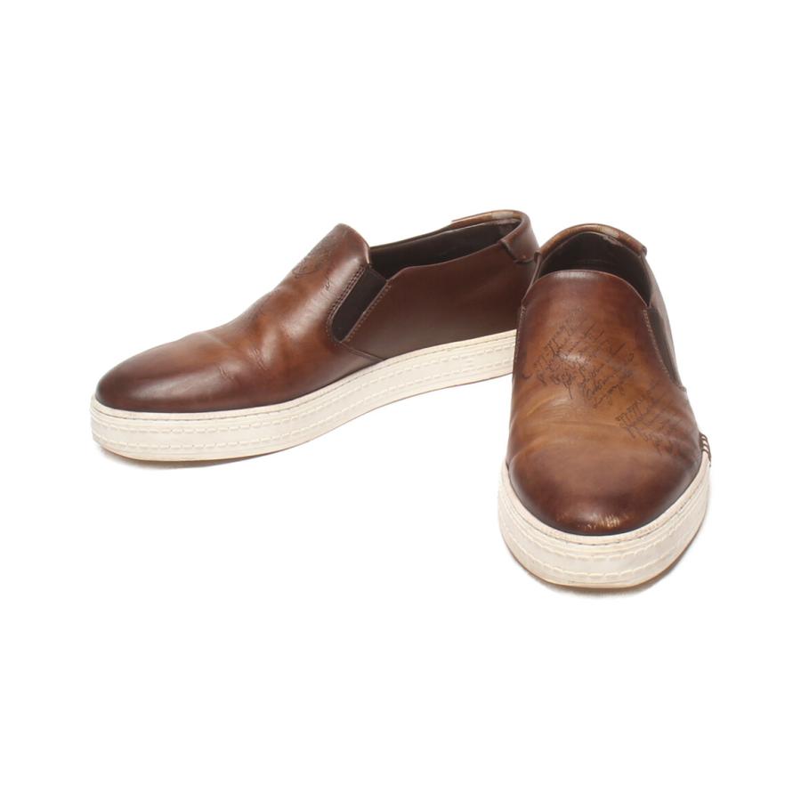 Berluti ベルルッティレザースリッポンスニーカーローファー【サイズ8】