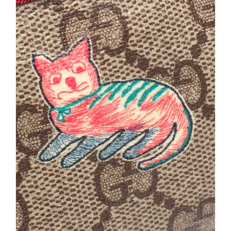 【GUCCI】ペンケース GGスプリーム ★小物入れ★猫★ GUCCI グッチ GG スプリーム ネコ ペンケース ポーチ 小物入れ