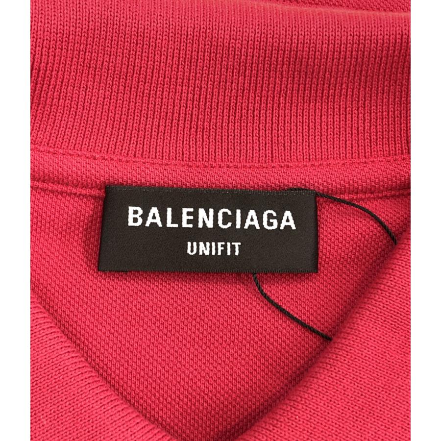 美品 バレンシアガ パッチワークロングスリーブポロシャツ 657073