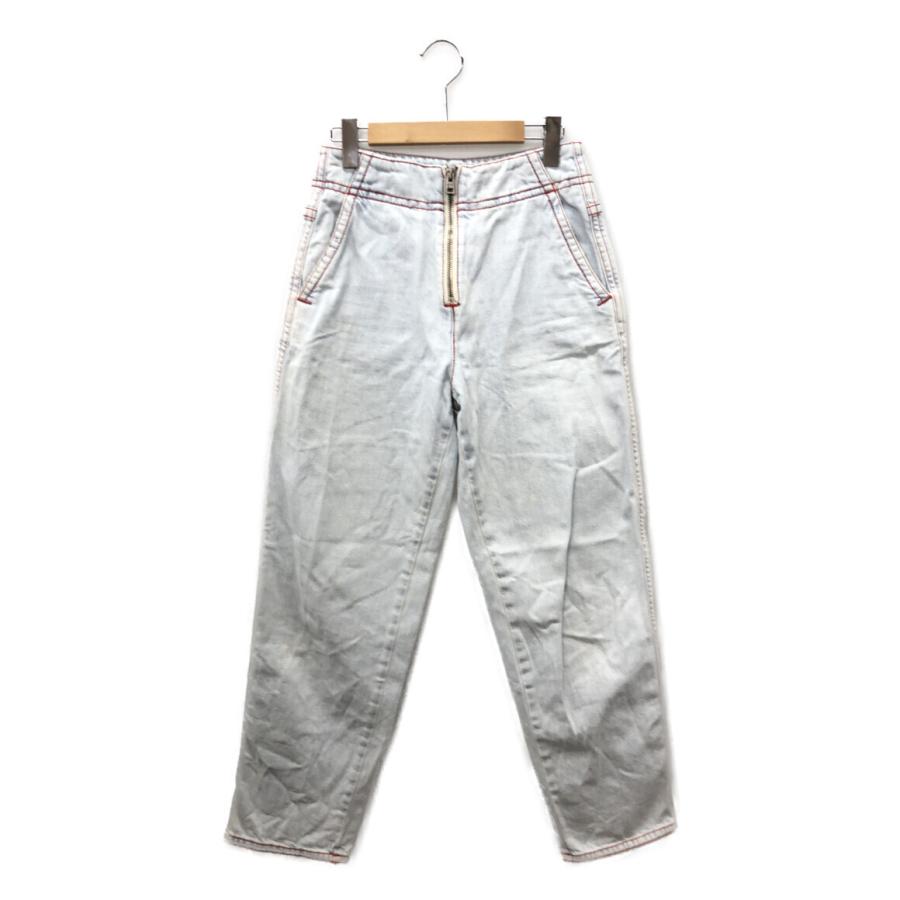 MARNIリボンテーパードパンツステッチ38 MARNIリボンテーパードパンツステッチ38