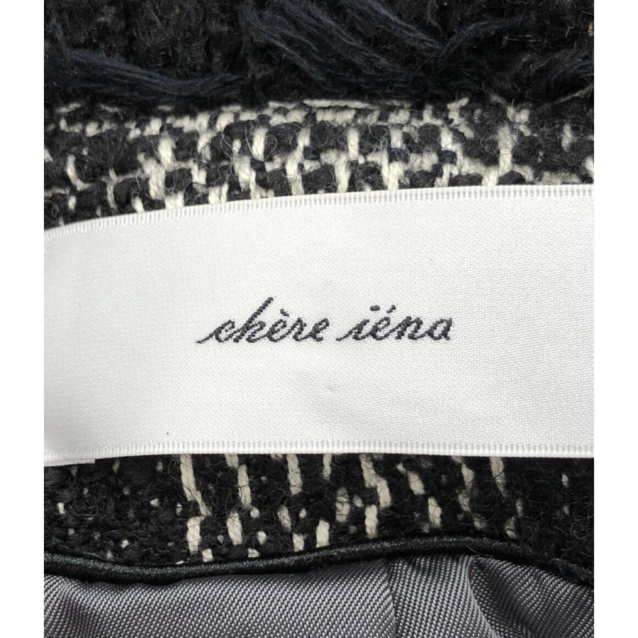 イエナ ノーカラーツイードジャケット レディース SIZE 38 (M