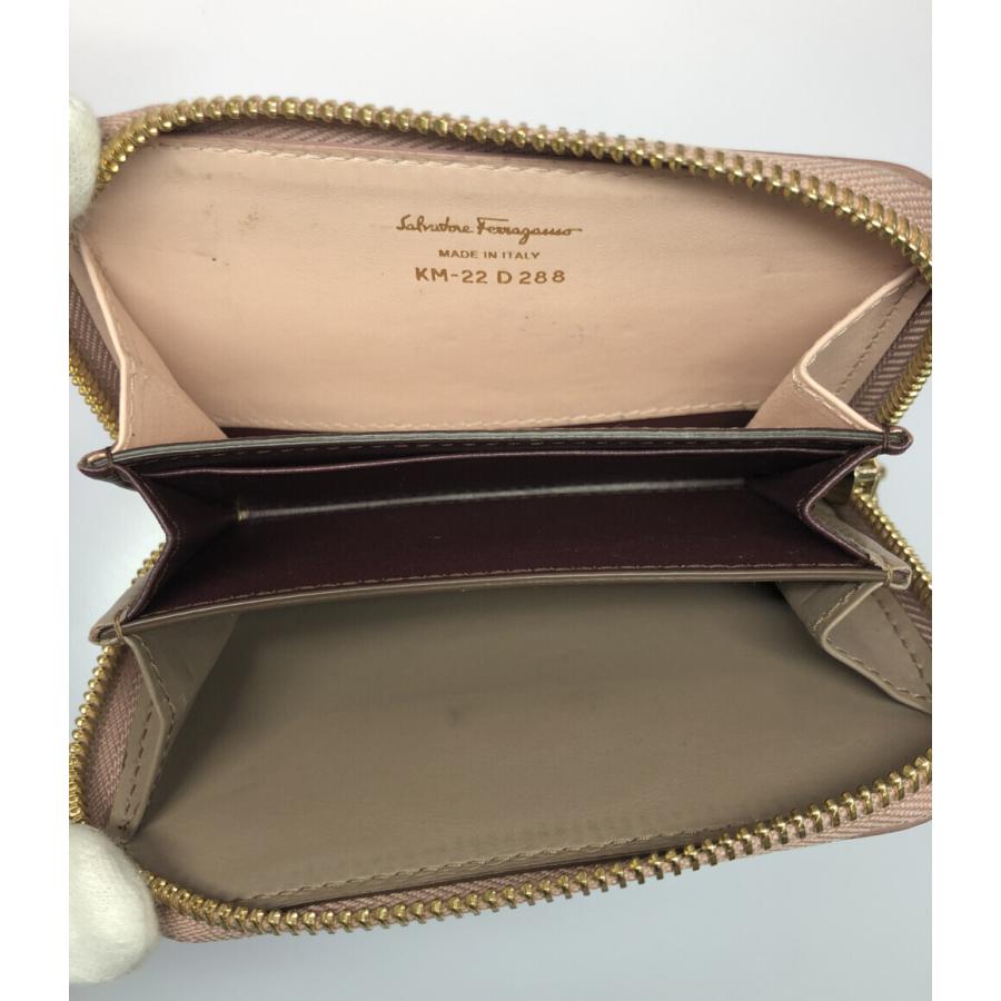 サルバトーレフェラガモ ラウンドファスナーコインケース ヴァラリボン