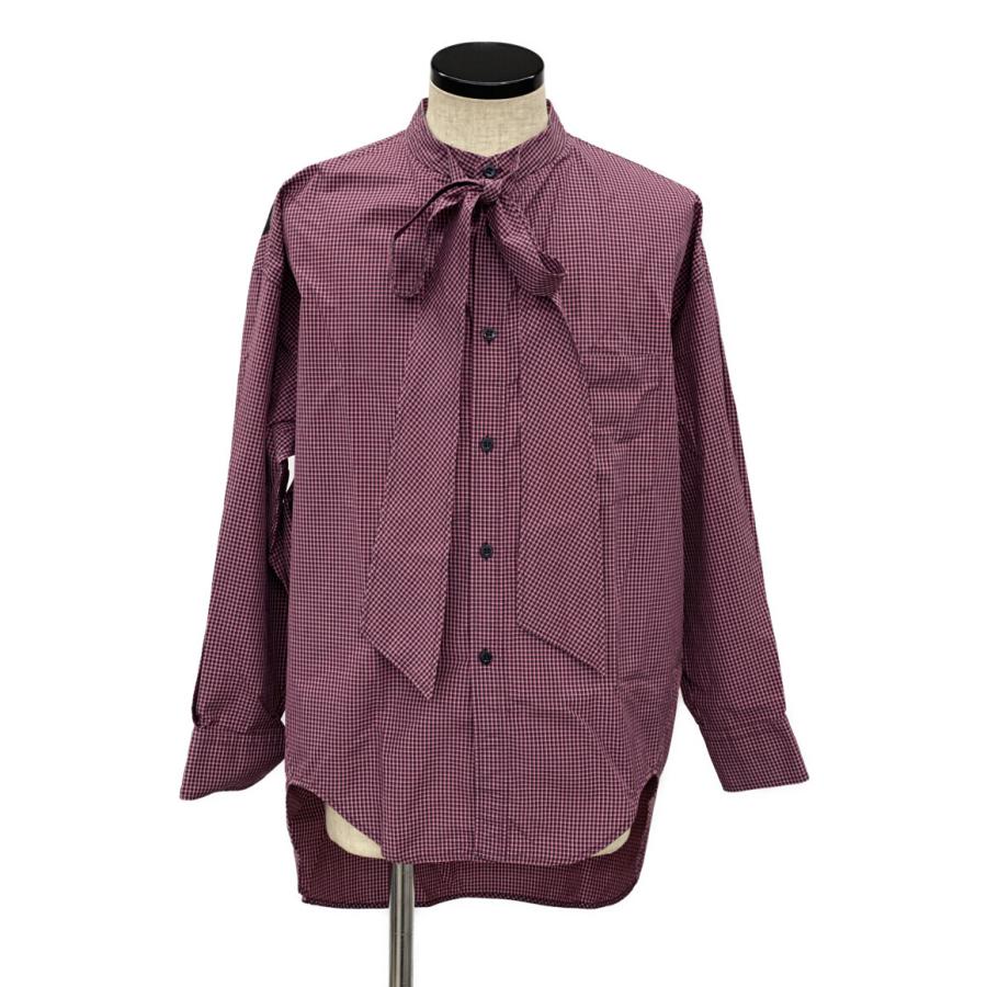 美品 バレンシアガ ロゴプリント長袖シャツ 520497 メンズ SIZE 32 (L 