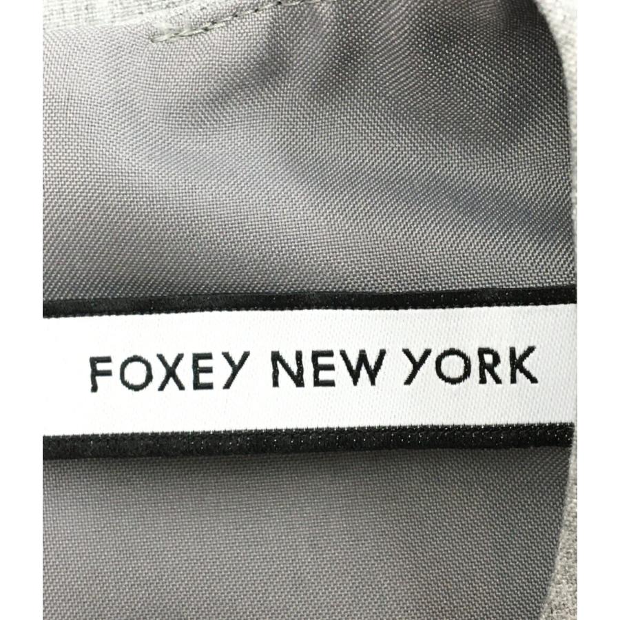 美品 サイドプリーツワンピース 33725 レディース SIZE 38 (M) FOXEY