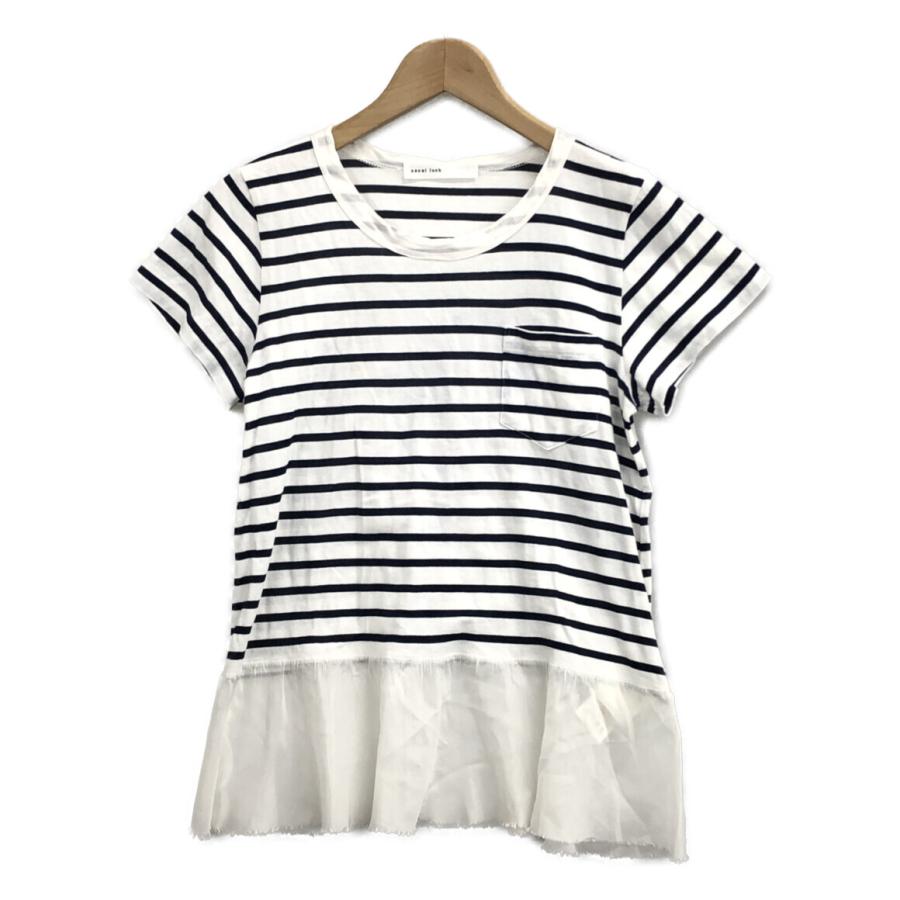 サカイラック 切替ボーダーTシャツ レディース SIZE 2 (M) sacai luck 