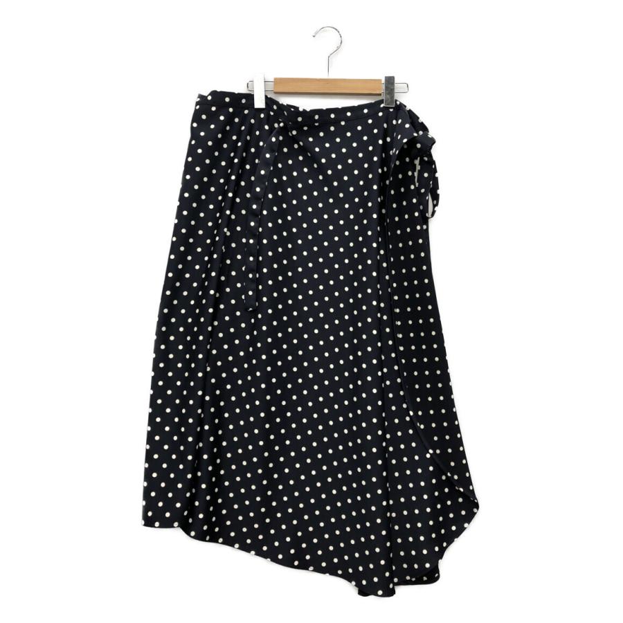 ダブルスタンダードクロージング ドット柄ラップスカート レディース  