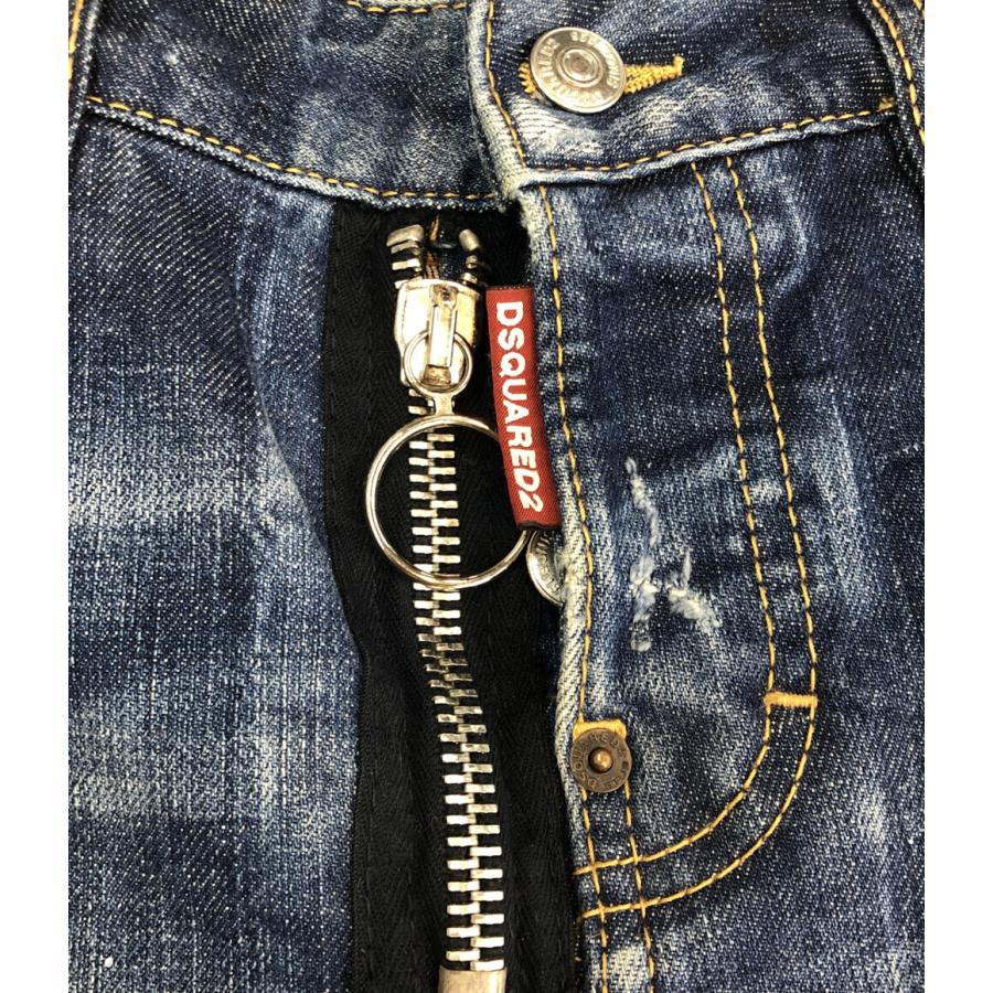 ディースクエアード ウォッシュ加工 デニムパンツ S75LA0868  