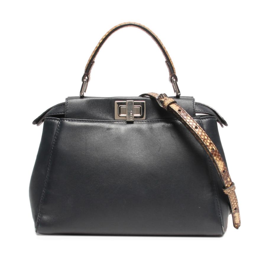 FENDI フェンディ ピーカブーレギュラー 2WAYショルダーバッグ レザー フェンディ 2wayレザーショルダーバッグ BAGBUGS 2016年モデル 8BN244