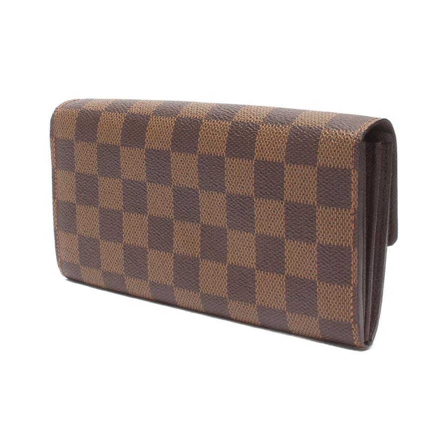 ルイヴィトン 長財布 ポルトフォイユサラ N61734 ダミエ レディース Louis Vuitton 中古｜hugall｜02