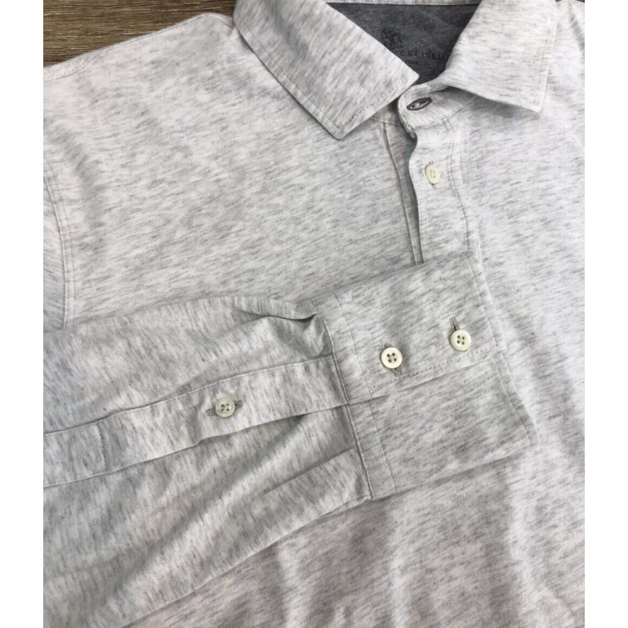 美品 ブルネロクチネリ 長袖コットンポロシャツ メンズ SIZE S (S 