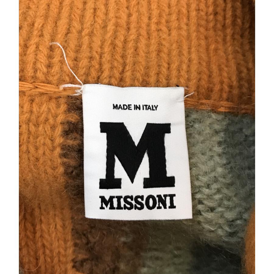 MISSONI ミッソーニ ウール ハイネック ニットワンピース オレンジタグ