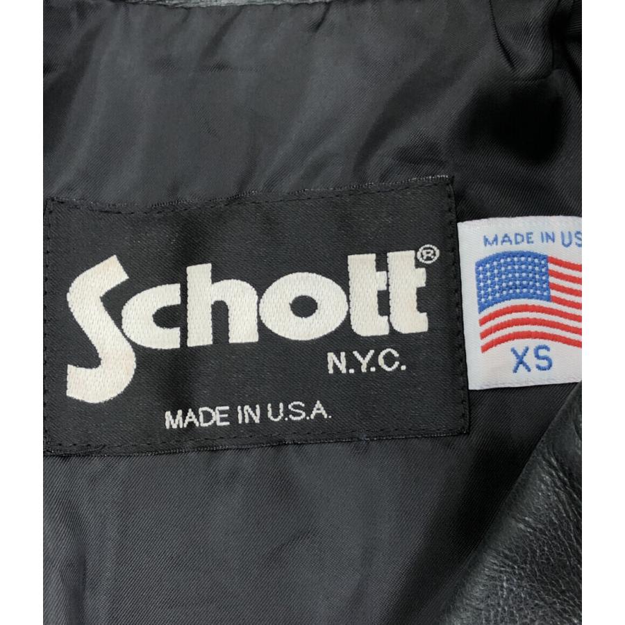 ショット レザーランチコート メンズ SIZE XS (XS以下) SCHOTT 中古