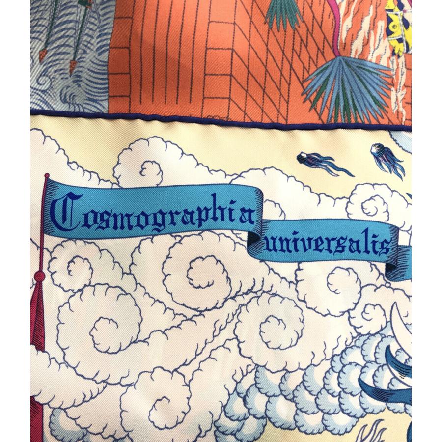 美品 エルメス スカーフ カレ90 シルク100％ 宇宙誌 Cosmographia