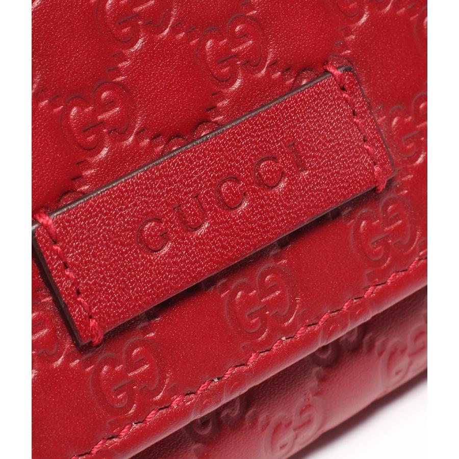 グッチ 三つ折り財布 510317 マイクログッチシマ レディース GUCCI 中古｜hugall｜08