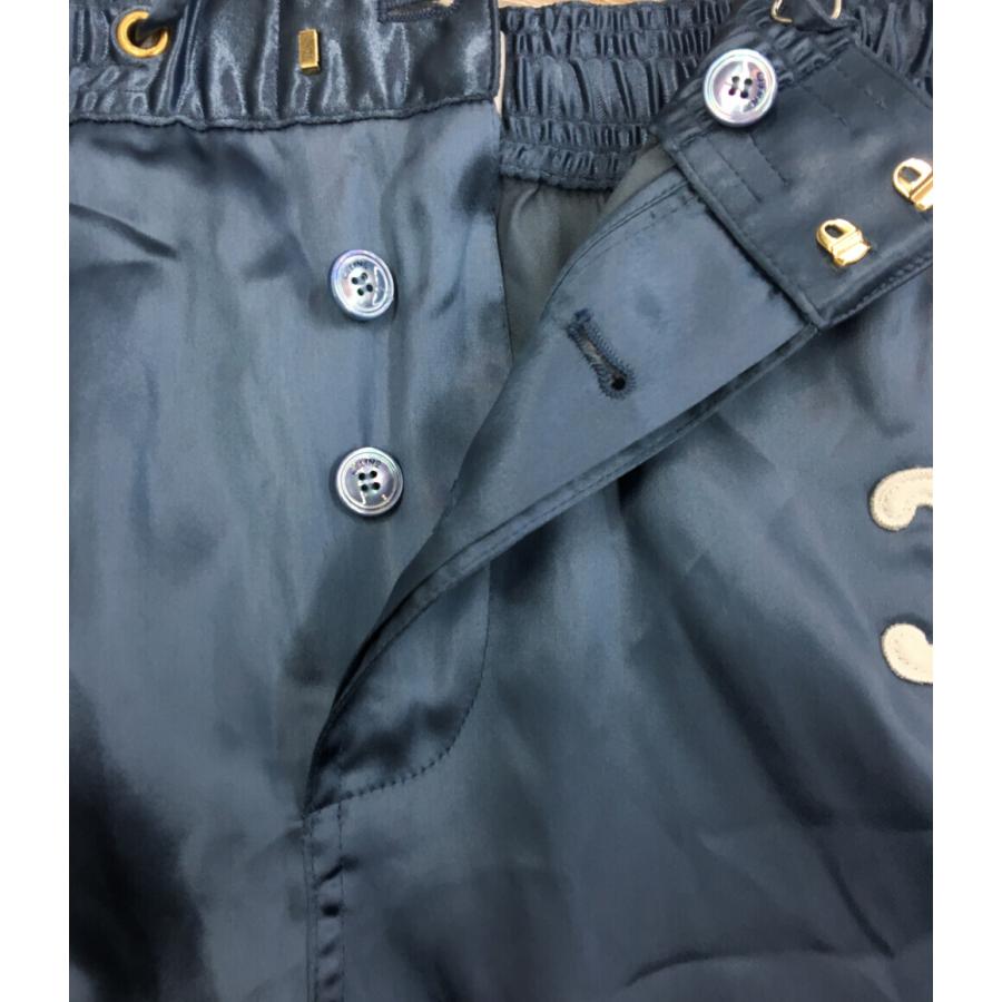 CELINE セリーヌ 21SS サイドライン トラックパンツ ネイビー 2Z130121O セリーヌ シルク混 サイドライントラックパンツ 2Z130121O メンズ SIZE