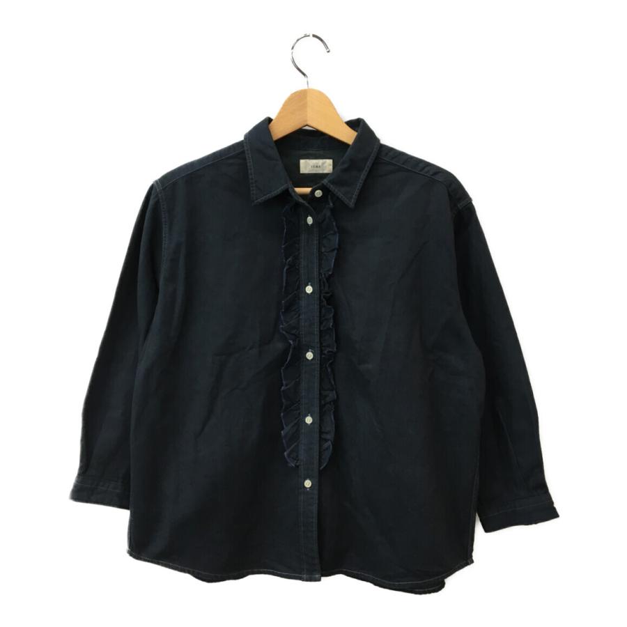イエナ 長袖シャツ デニムフリルシャツ レディース SIZE 38 (S) IENA 