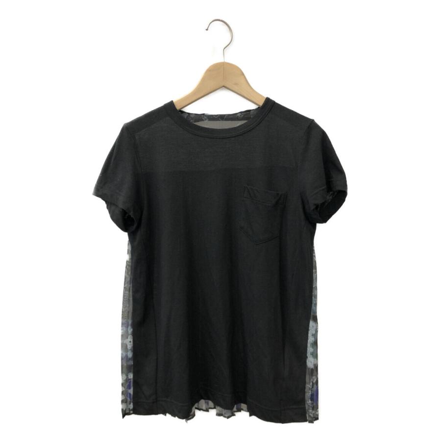 サカイ 半袖バックプリーツカットソー 17-03027 レディース SIZE 2 (M