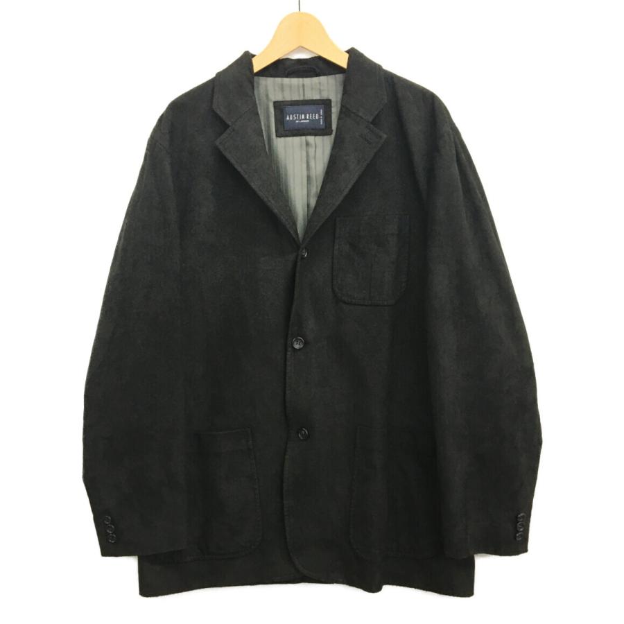 オースチンリード 美品 パール装飾付き黒ジップアップジャケット JAPAN