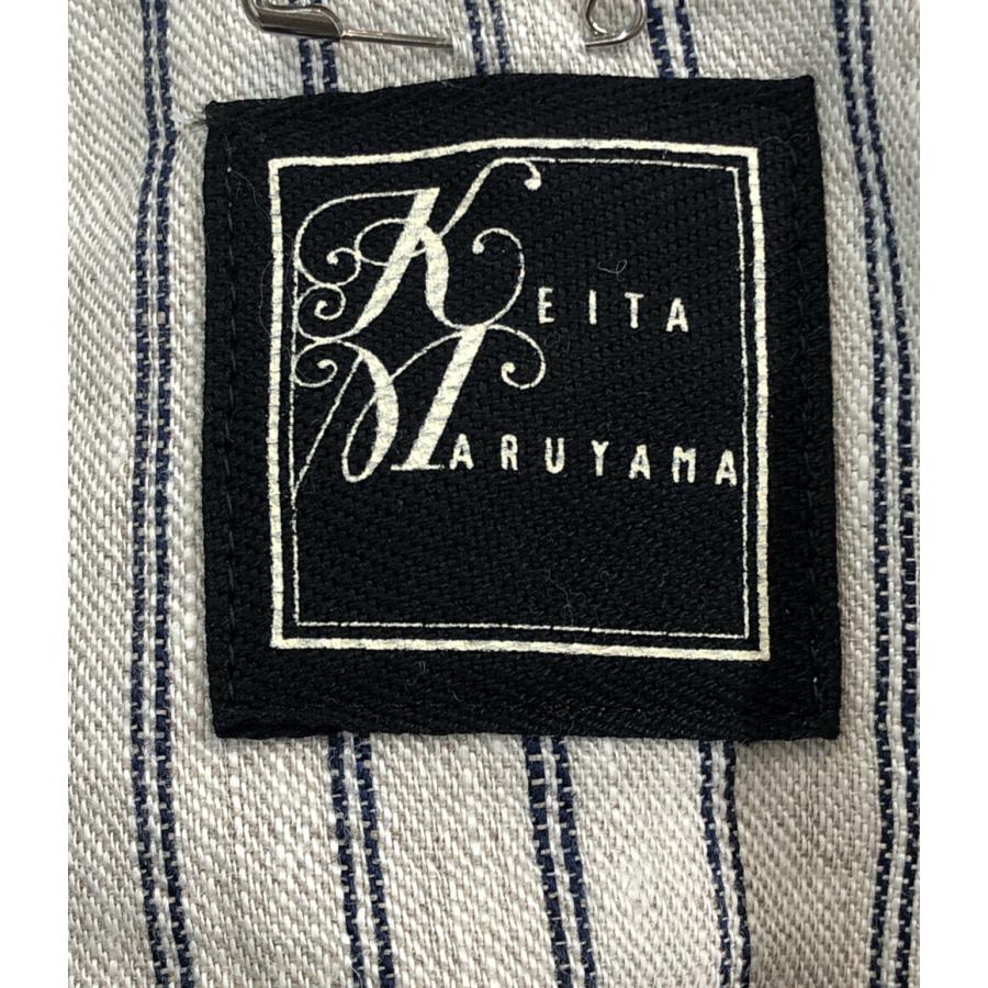 ケイタマルヤマ 長袖ストライプワンピース レディース SIZE 1 (M ケイタマルヤマ 長袖ストライプワンピース レディース SIZE 1 (M