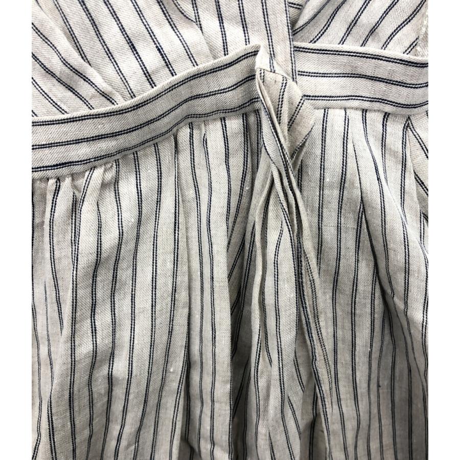 ケイタマルヤマ 長袖ストライプワンピース レディース SIZE 1 (M ケイタマルヤマ 長袖ストライプワンピース レディース SIZE 1 (M
