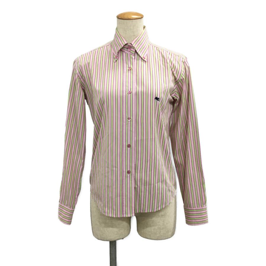 エトロ 長袖シャツ ストライプ柄 レディース SIZE 40 (M) ETRO 中古 