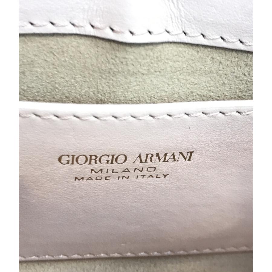 ジョルジオアルマーニ 2way ハンドバッグ ショルダーバッグ 斜め掛け レディース  GIORGIO ARMANI 中古｜hugall｜04