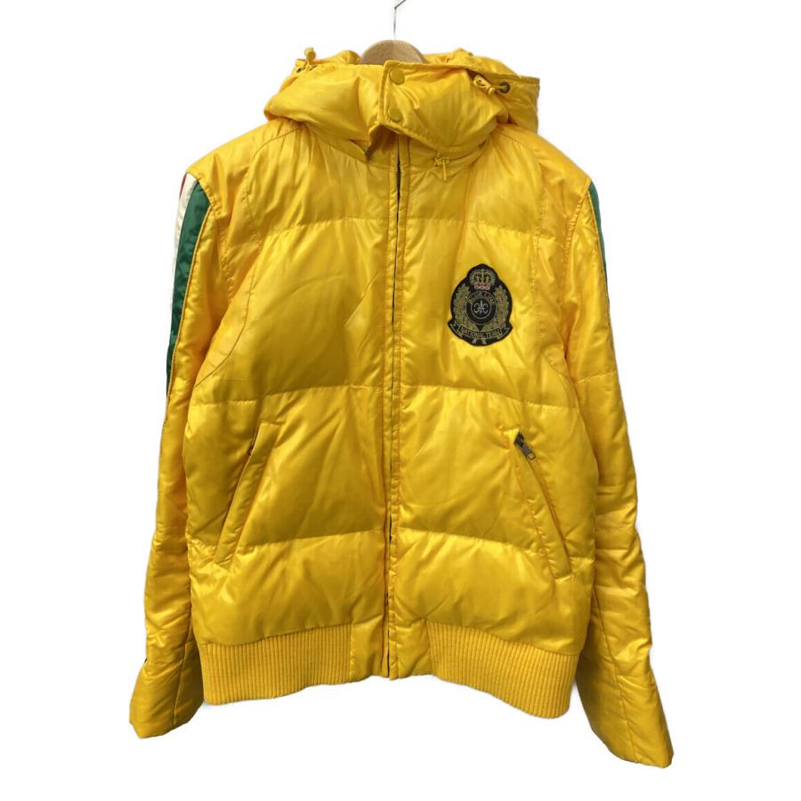 ダウンジャケット イエロー NATIONAL TEAM BLUE LINE メンズ SIZE 2 (M 
