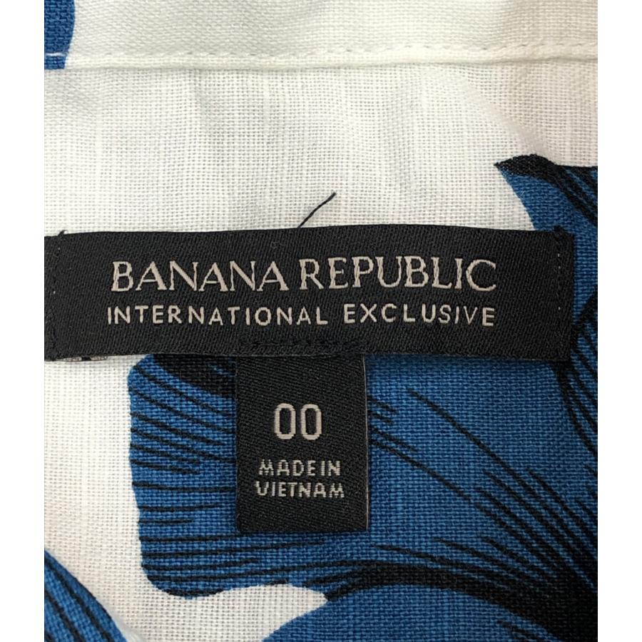 バナナリパブリック 七分丈シャツワンピース 花柄 レディース SIZE 00 (XS以下) Banana Republic 中古｜hugall｜03