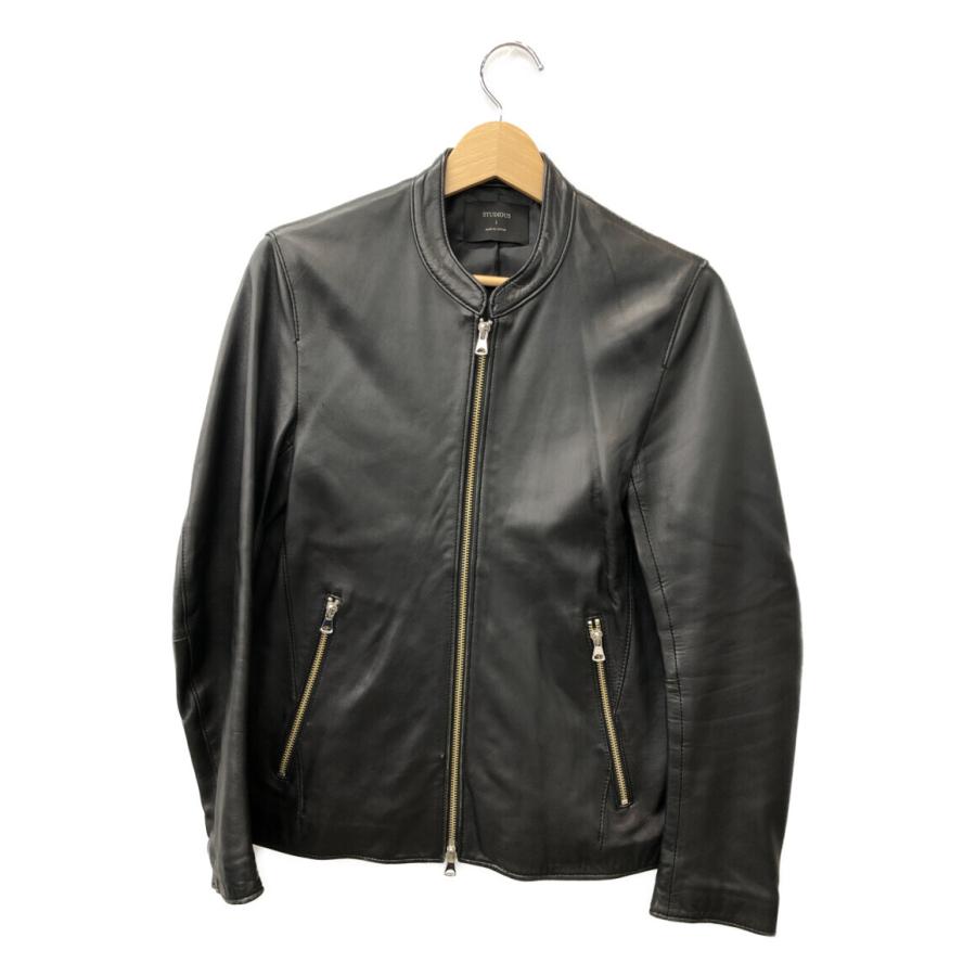 ステュディオス シングルライダースジャケット 107352001 メンズ SIZE 