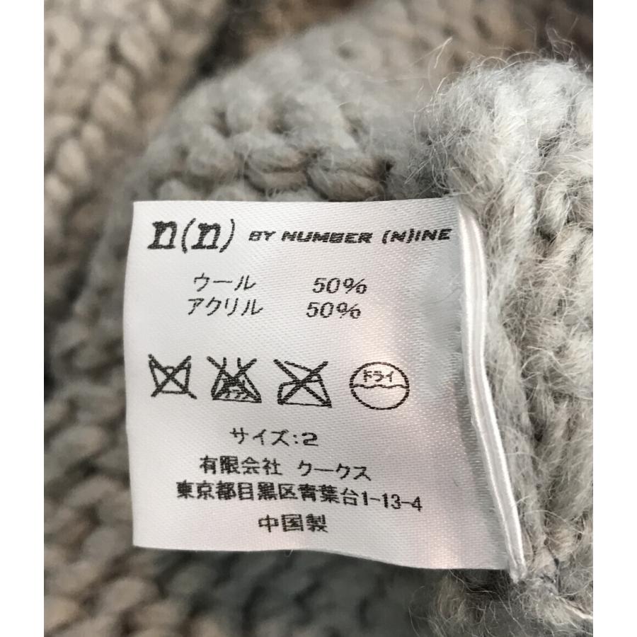ナンバーナイン ジップアップニットカーディガン メンズ SIZE 2 (M 