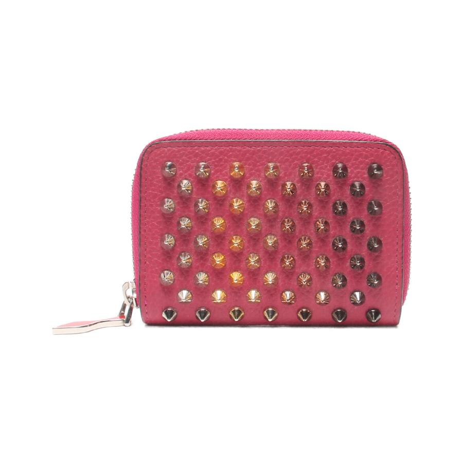Christian Louboutin ルブタン　コインケース　ピンク　スタッズ Christian Louboutin ルブタン コインケース ピンク スタッズ