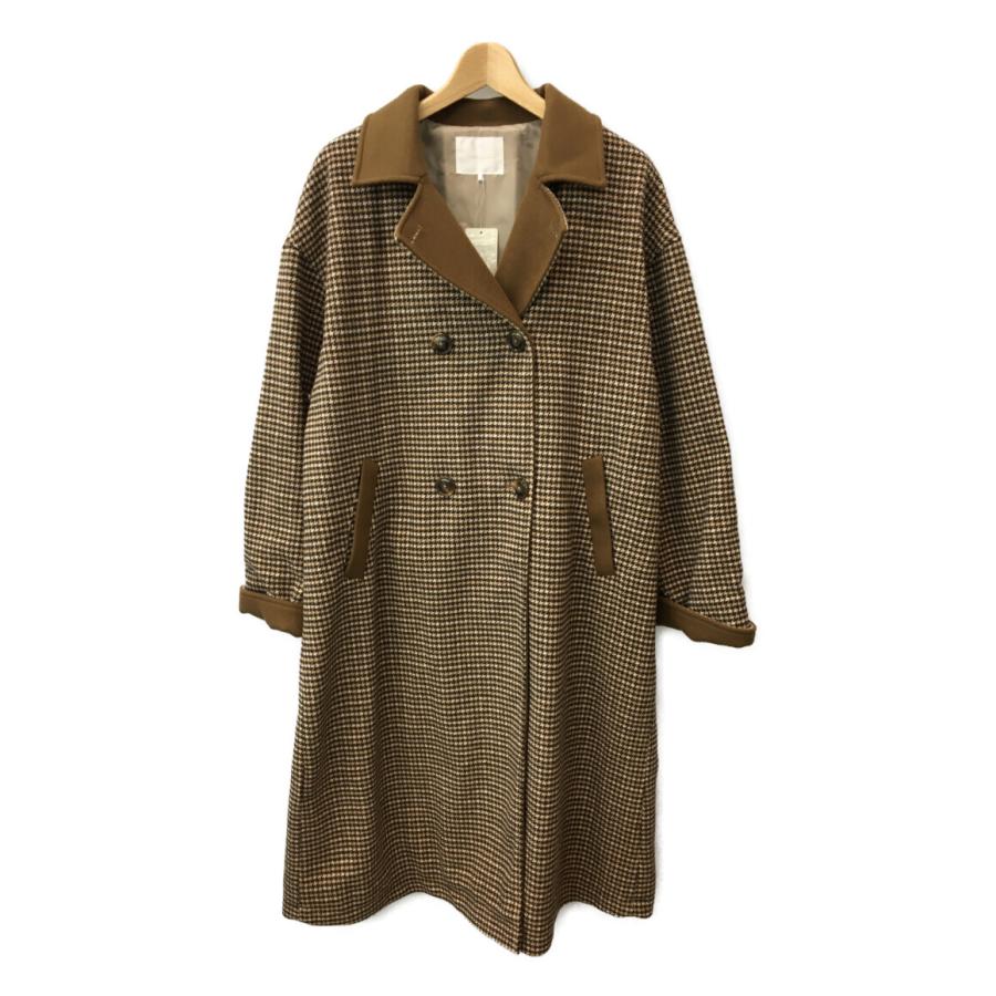 チェスターコート 千鳥柄 FLD-1304294 レディース SIZE F (M) ehka