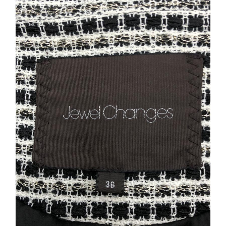 美品 ジュエルチェンジズ ツイードノーカラーコート レディース SIZE 36 (S) Jewel Changes 中古｜hugall｜03