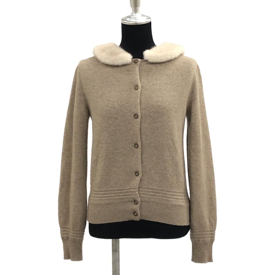 フォクシーミンクファーカシミヤカーディガン38