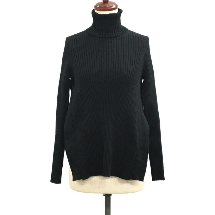 balenciaga バレンシアガ ブラック コットン リブニット ニット balenciaga バレンシアガ ブラック コットン リブニット ニット
