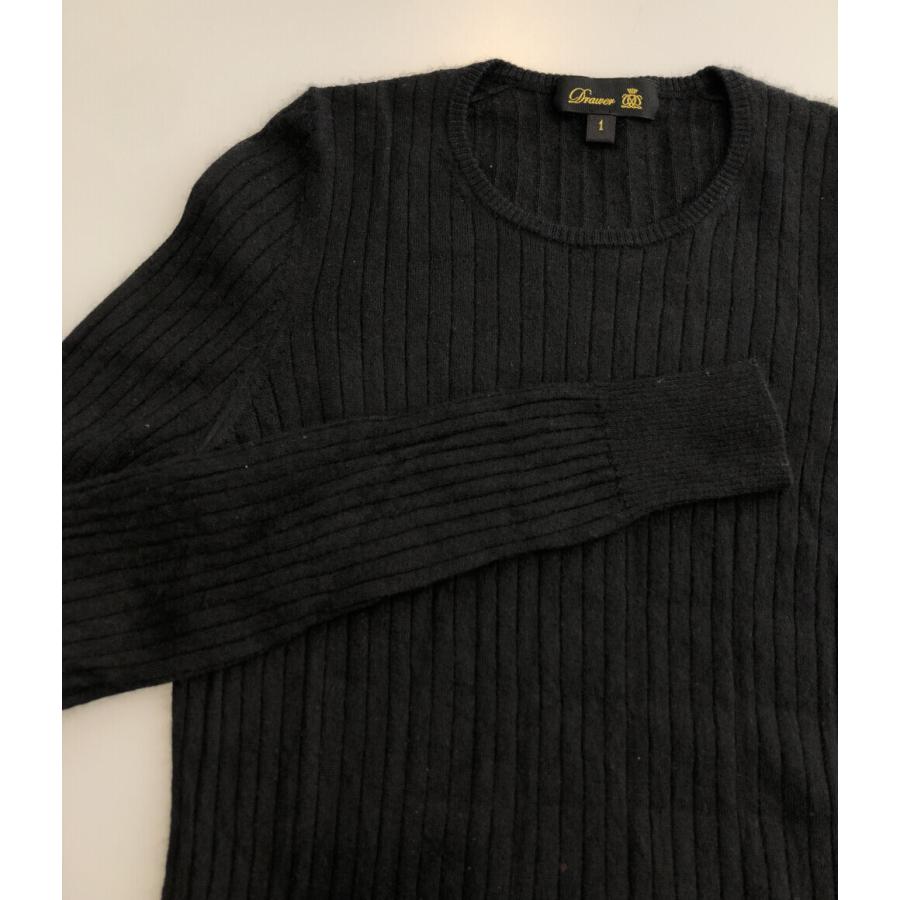 ドゥロワー カシミヤシルクリブクルーネックニット 6513-106-0263 