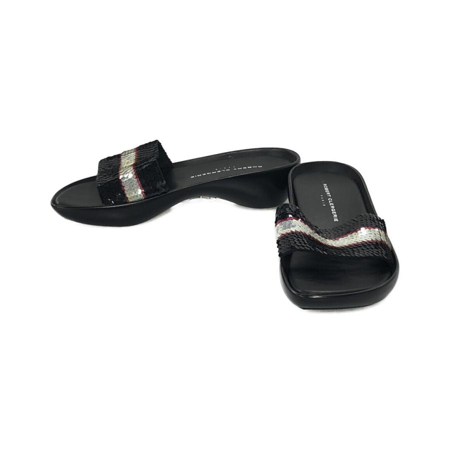 ロベールクレジュリー サンダル スパンコール レディース SIZE L (L  