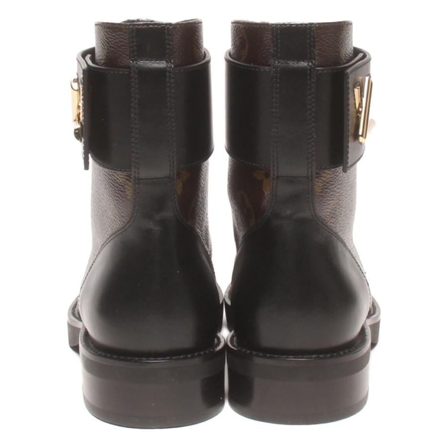 ルイヴィトン ワンダーランド ブーツ375 Louis Vuitton Wonderland Monogram Leather Ankle Boots 37.5