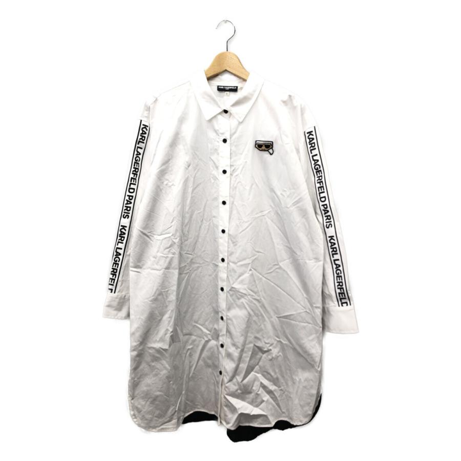 カールラガーフェルド 切替シャツワンピース レディース SIZE XL (XL