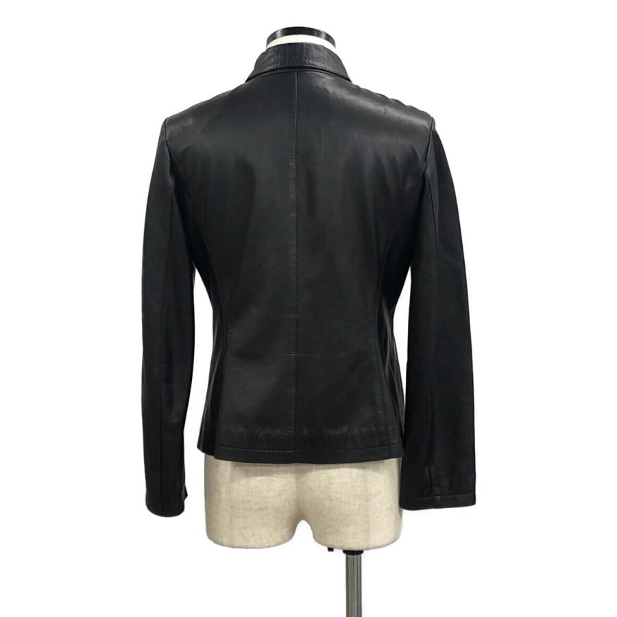 BURBERRY LONDON 黒レザージャケット サイズ40 バーバリーロンドン レザージャケット メンズ SIZE 40 (M