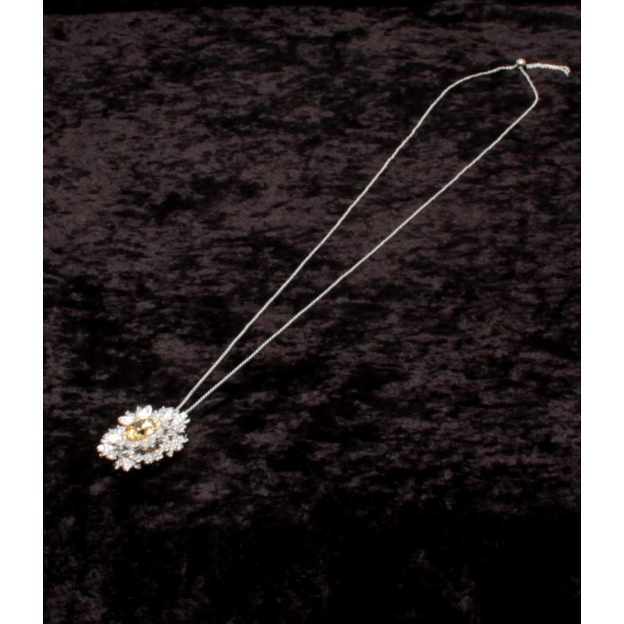 美品 スワロフスキー ネックレス ブローチ ETERNAL FLOWER レディース SWAROVSKI 中古｜hugall｜02