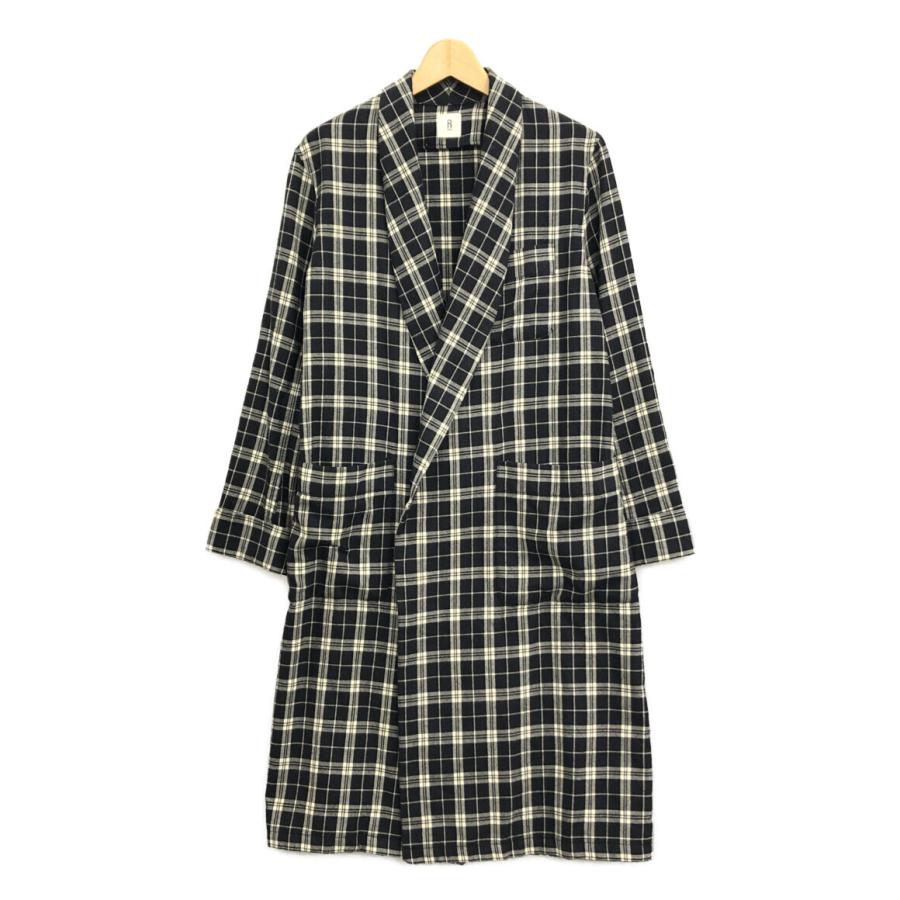 ロットワイラー ウールチェックガウンコート RTW15A-1008 メンズ SIZE 