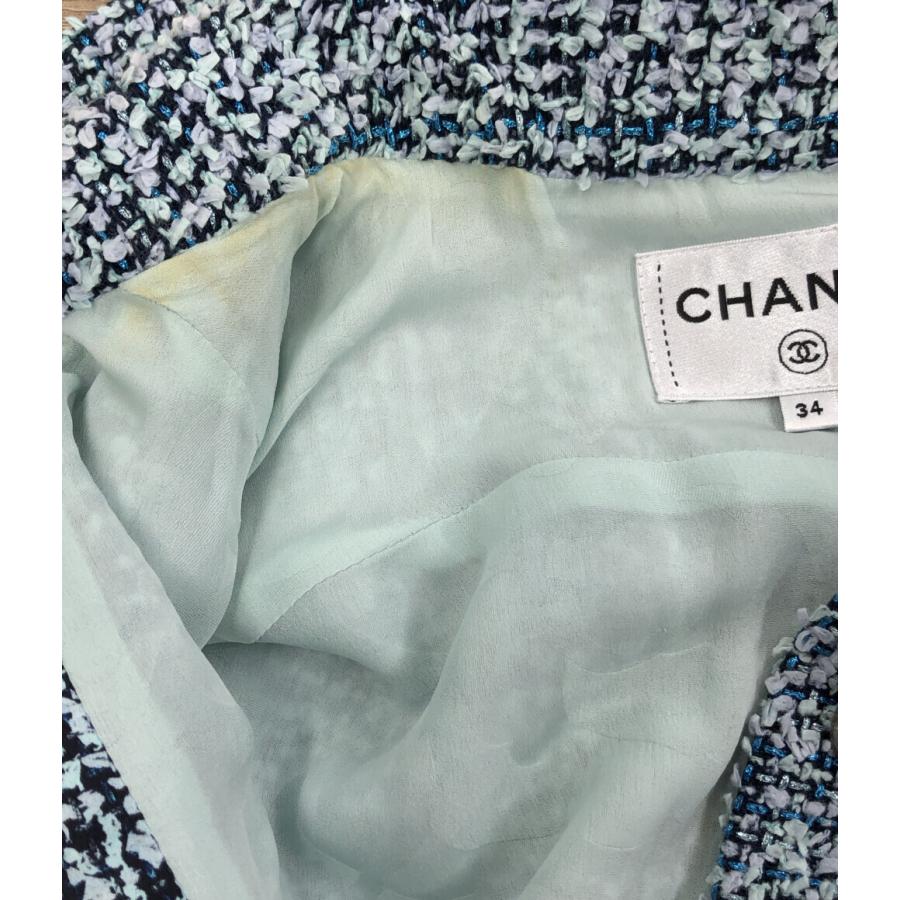 シャネル ツイードワンピース P63230V48655 レディース SIZE 34 (XS